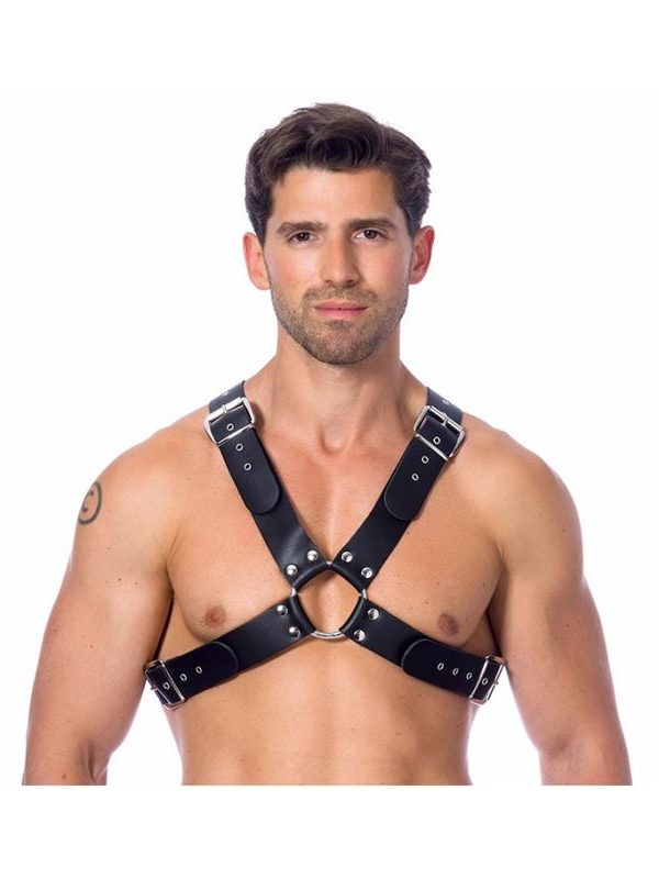 Arnés Cruzado Leather · Alta Gama