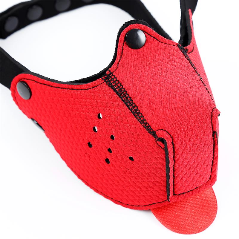 Bozal Puppy Play Rojo · Neopreno Premium - Imagen 5