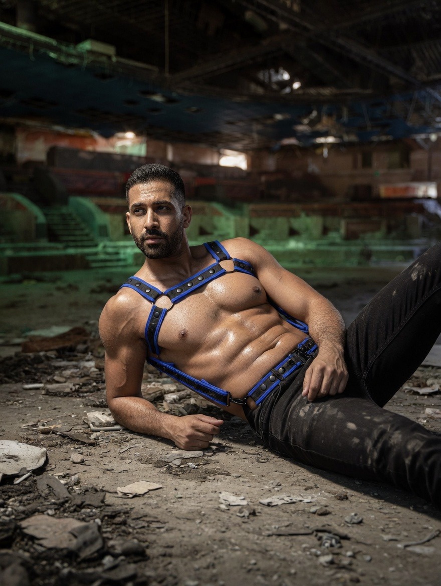 Arnés Neo Blue Electric · CUT4MEN - Imagen 3