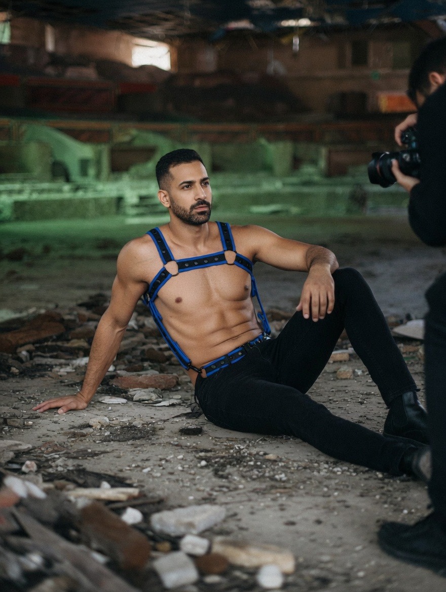 Arnés Neo Blue Electric · CUT4MEN - Imagen 4