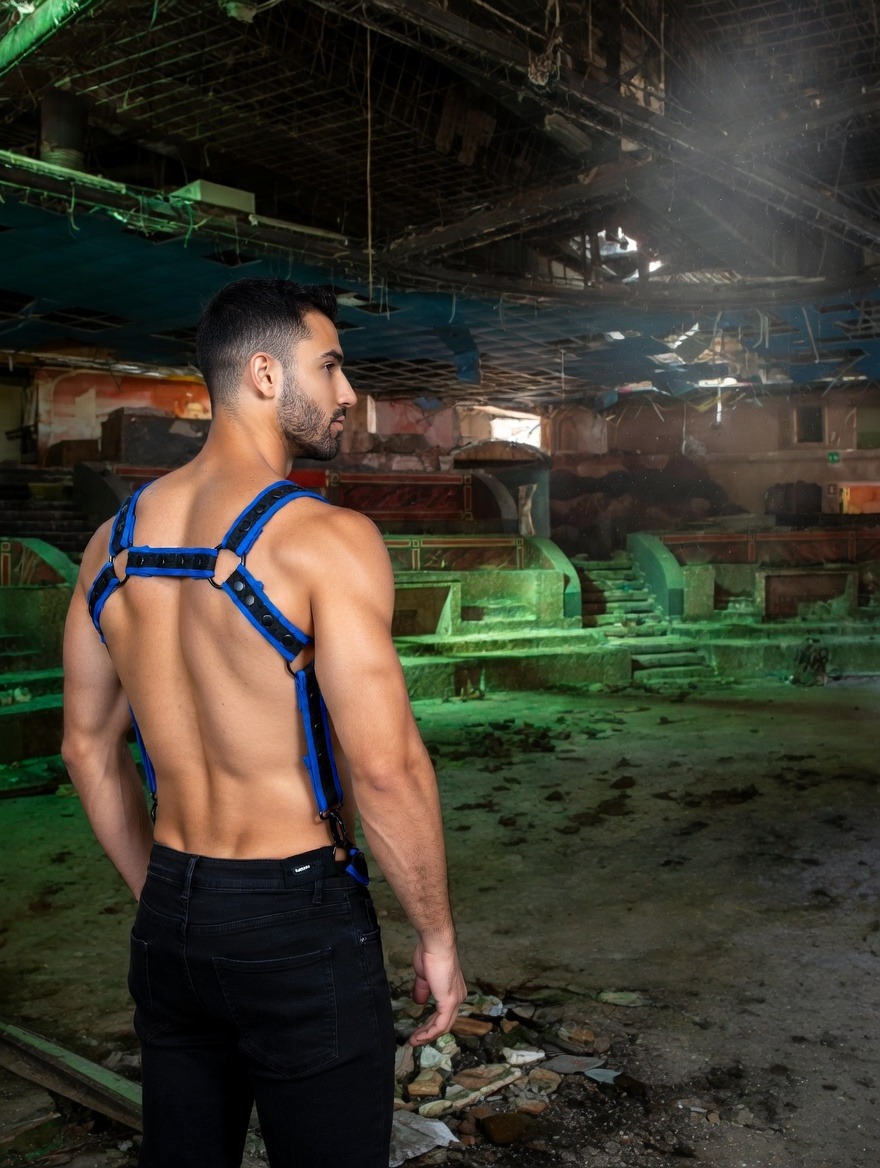 Arnés Neo Blue Electric · CUT4MEN - Imagen 2