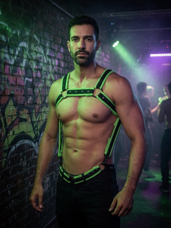 Arnés Neo Neon Green · CUT4MEN