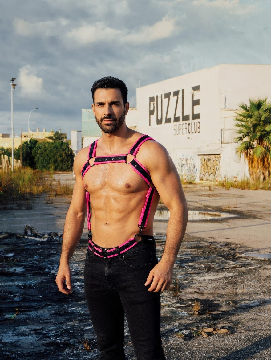 Arnés Neo Pink Shock · CUT4MEN - Imagen 2