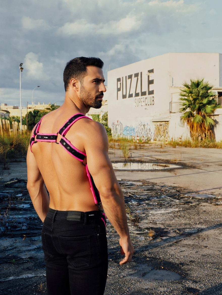 Arnés Neo Pink Shock · CUT4MEN - Imagen 3