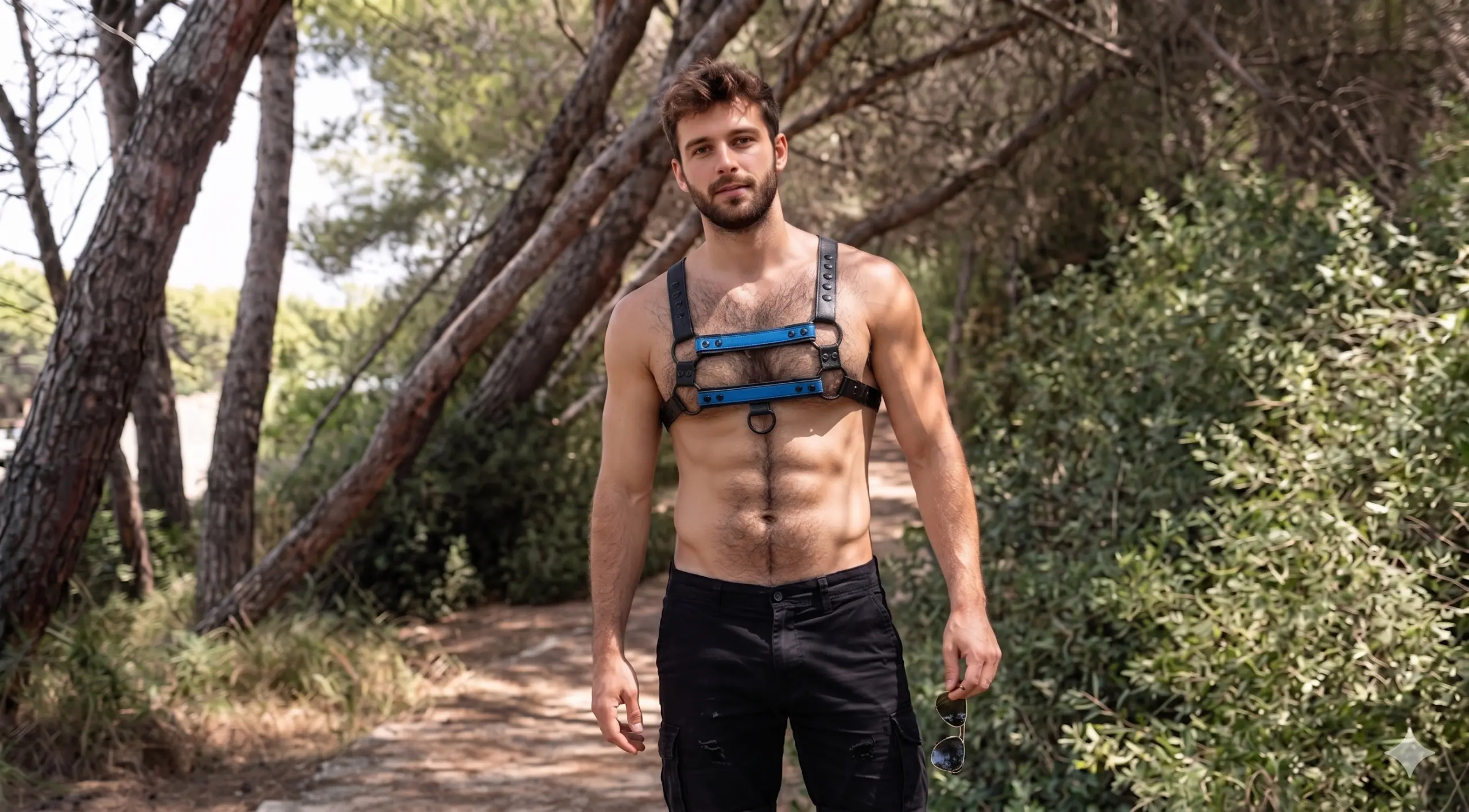 Arnés 4WAY Blue Modular · CUT4MEN - Imagen 4